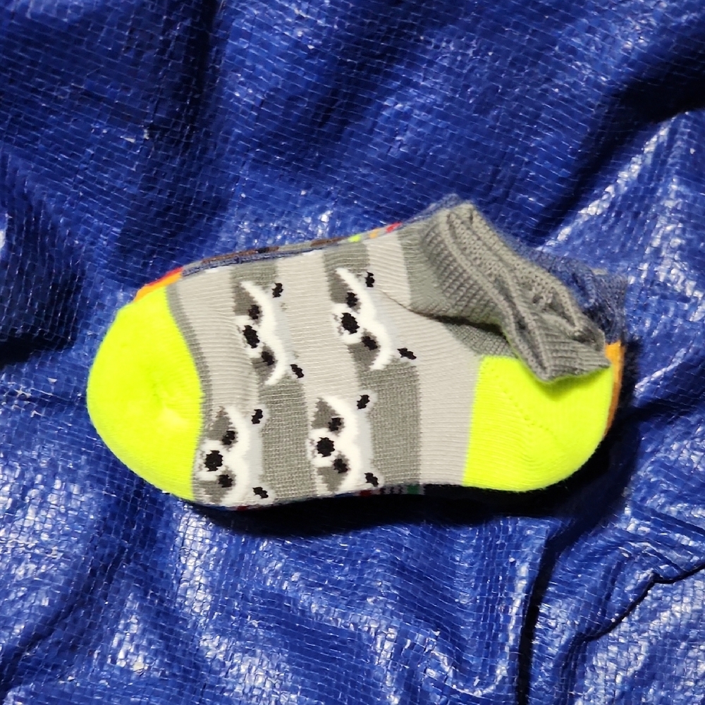 Cat & Jack No-Show Socks with Animal Pattern
